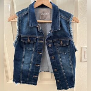 Denim vest